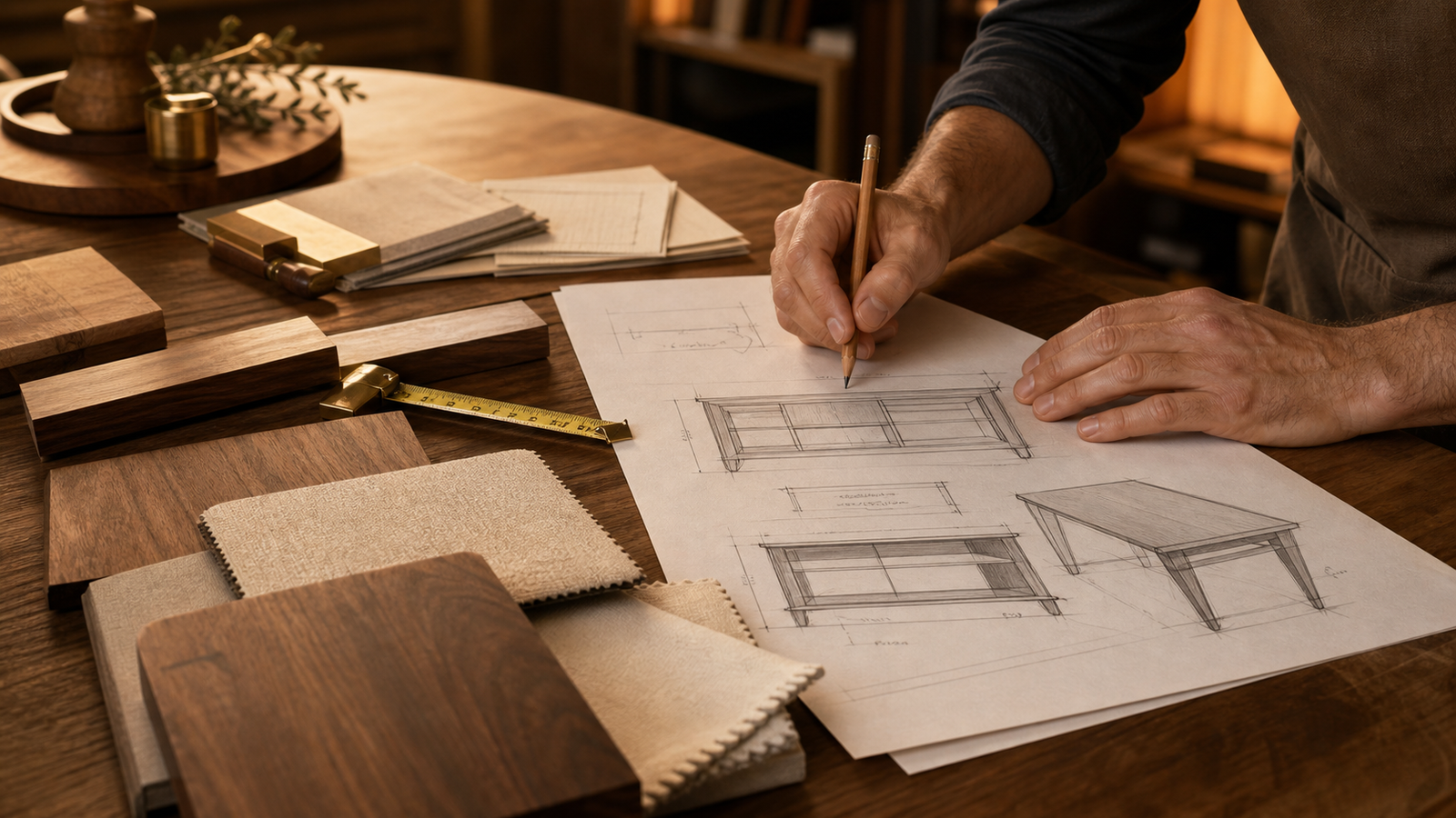 Servicios Diseño y planos para muebles personalizados